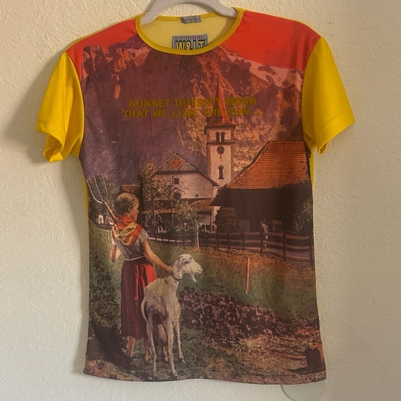 Walter Van Beirendonck Other - W&LT "Alpes Village" t-shirt from the Spring/Summer 1996